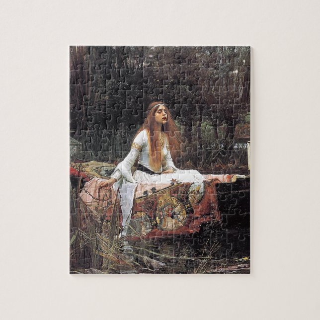 The Lady of Shalott by John W. Waterhouse Jigsaw Puzzle (Vertical)