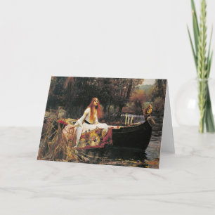 The Lady of Shalott by John William Waterhouse Card