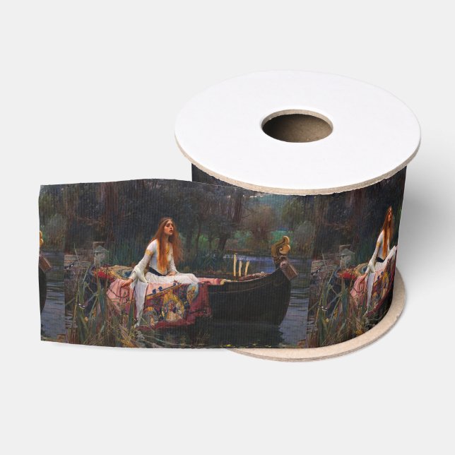 The Lady of Shalott by John William Waterhouse Grosgrain Ribbon (Spool)