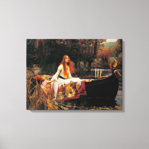 The Lady of Shalott, c. 1888 by John Waterhouse Canvas Print