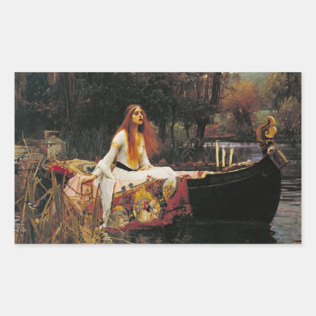 The Lady of Shalott, c. 1888 by John Waterhouse Sticker (Front)