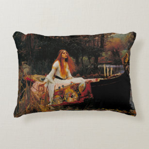 The Lady of Shalott Decorative Pillow