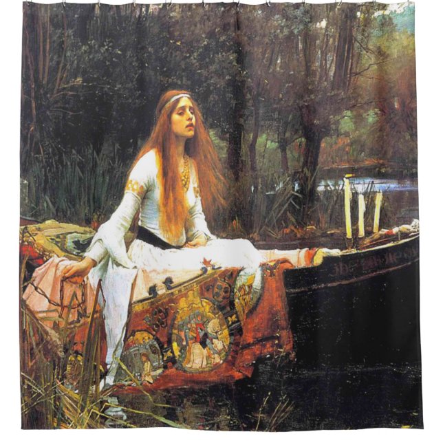 The Lady of Shalott (High Res) By John Waterhouse (Front)