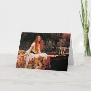 The Lady of Shalott John William Waterhouse Card