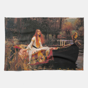 The Lady of Shalott - John William Waterhouse Kitchen Towel