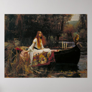 The Lady of Shalott, John William Waterhouse Poster