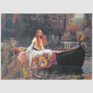 The Lady of Shalott, John William Waterhouse Tissue Paper