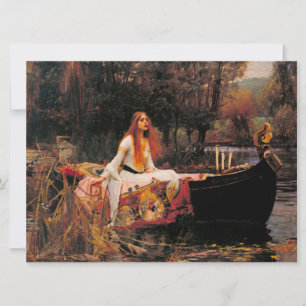 The Lady of Shalott (Medieval Beauty) Card