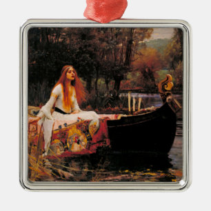 The Lady of Shalott (Medieval Beauty) Metal Ornament