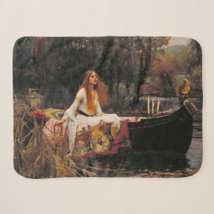 The Lady of Shalott (Medieval Beauty) Sherpa Blanket