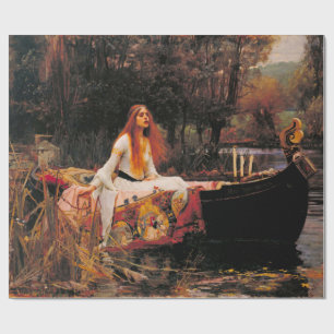 The Lady of Shalott (Medieval Beauty) Wrapping Paper