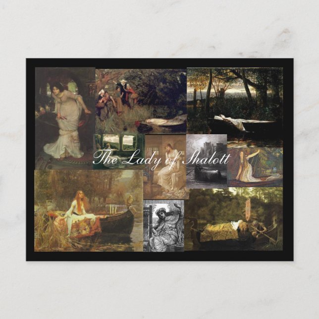The Lady of Shalott Mosaic - Postcard (Front)