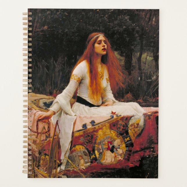 The Lady of Shalott Waterhouse Art Planner (Front)
