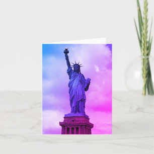 The Lady of the Harbour, NYC Famous Liberty Statue Holiday Card