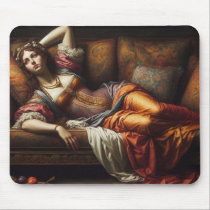 The lady resting mouse pad