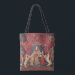 The Lady & The Unicorn Tote Bag<br><div class="desc">Design: "The Lady and the Unicorn: To my one desire, " wool and silk tapestry,  Flanders,  ca. 1484-1500. Source: Wikimedia Commons.</div>