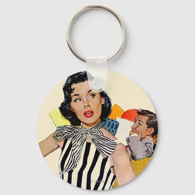 The Lady Was Insulted Keychain (Front)