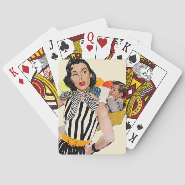 The Lady Was Insulted Playing Cards (Back)