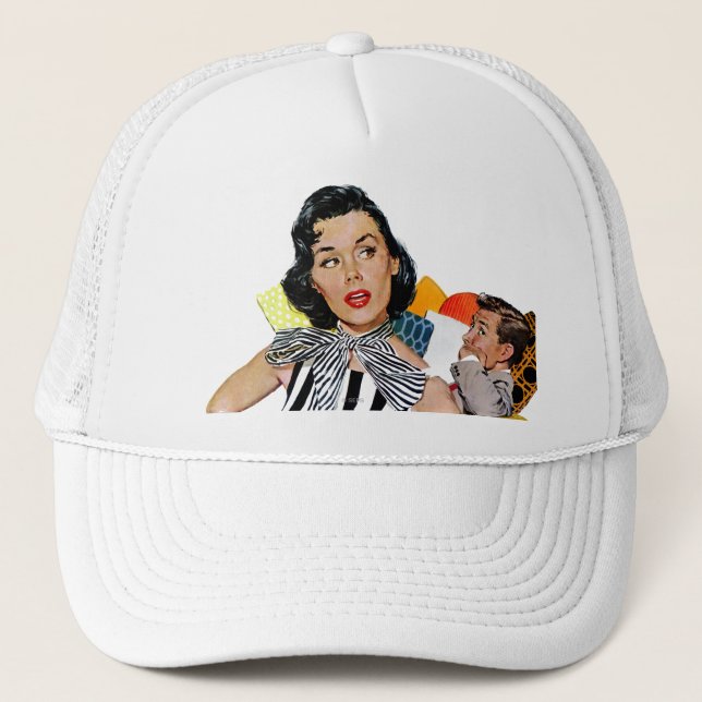 The Lady Was Insulted Trucker Hat (Front)