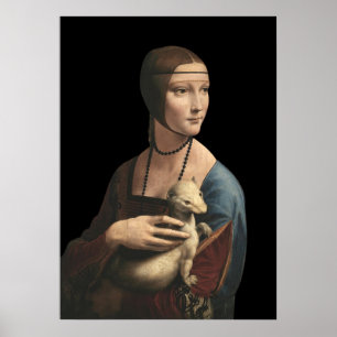 The Lady with an Ermine - Leonardo Da Vinci Poster
