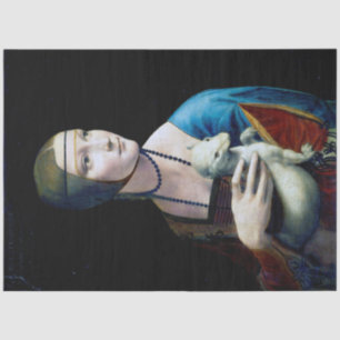 The Lady with an Ermine, Leonardo da Vinci Tissue Paper