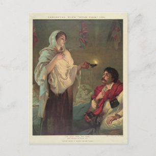 The Lady with the Lamp (Florence Nightingale) Postcard