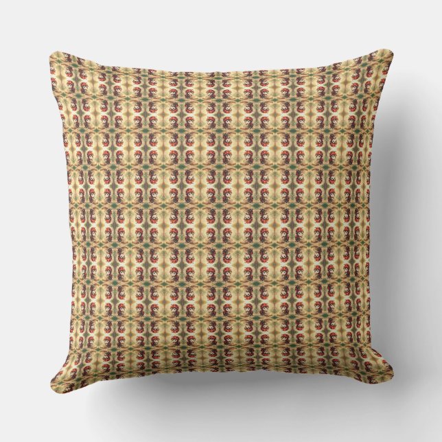 The Ladybug and the Hidden Nectar Kingdom.2 Throw Pillow (Back)