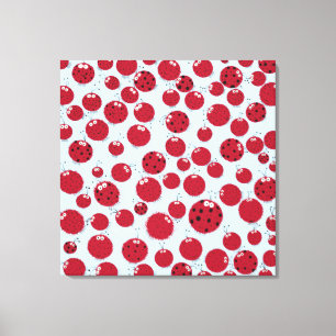 The Ladybug Shindig  Canvas Print