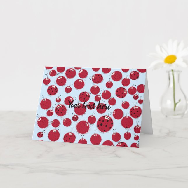 The Ladybug Shindig Card (Small Plant)