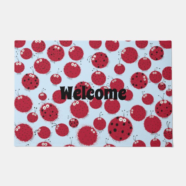The Ladybug Shindig Doormat (Front)