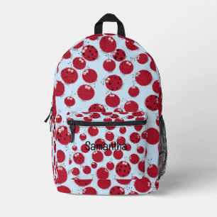 The Ladybug Shindig Printed Backpack