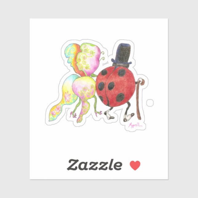 'The Lady's Bug' Sticker (Sheet)