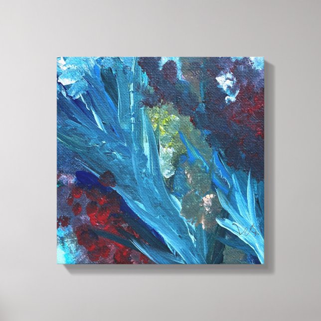 The Lake and the Weeds 14x14"  Canvas Print (Front)