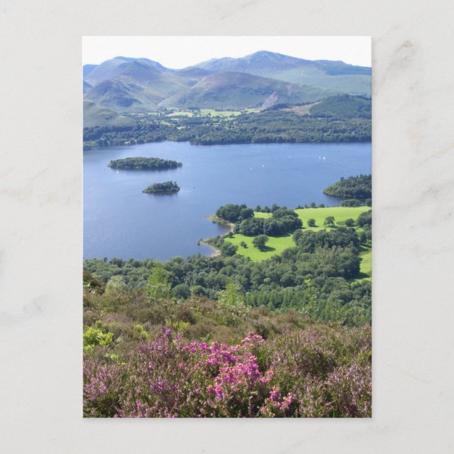 The Lake District, Derwent Water Postcard (Front)