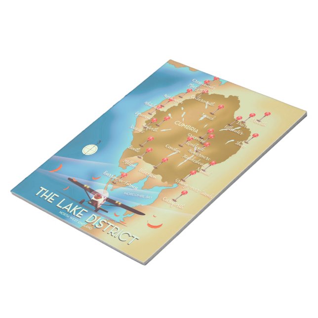 The Lake District England Notepad (Angled)