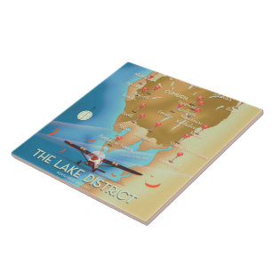 The Lake District England Tile