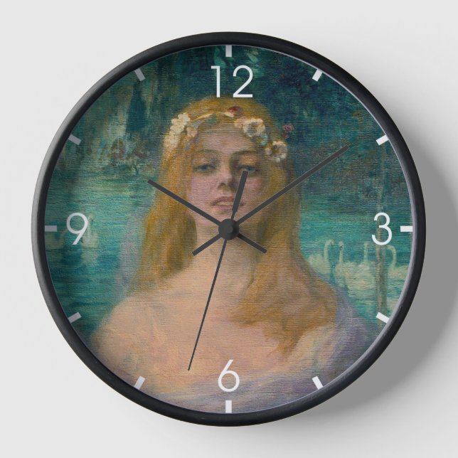 The Lake Fairy Princess (by Kimon Loghi) Clock (Front)
