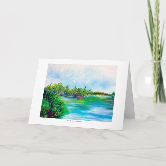 The Lake GREETING CARD (Front)