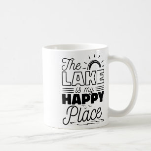The Lake Is My Happy Place Coffee Mug