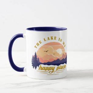 The Lake is My Happy Place Mug