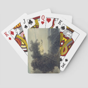 The Lake of Albano and Castle Gandolfo, c.1783-85 Playing Cards