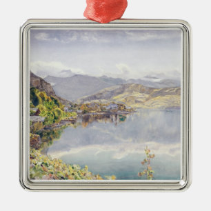 The Lake of Lucerne, Mount Pilatus in the Distance Metal Ornament