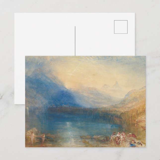 The Lake of Zug, JMW Turner  Postcard (Front/Back)