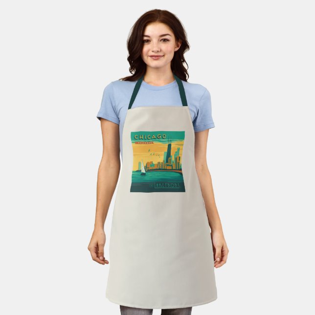 The Lakefront | Chicago, Illinois Apron (Worn)