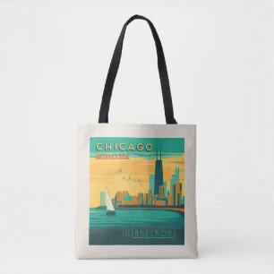 The Lakefront Chicago, Illinois Tote Bag