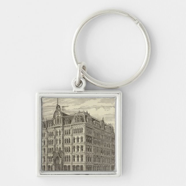 The Lakeside Building, Chicago Keychain (Front)