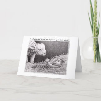 "The Lamb" by Lisa Vento Hainline Holiday Card