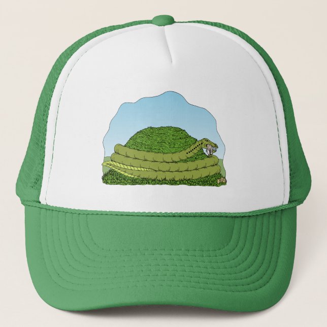 The Lambton Worm Trucker Hat (Front)
