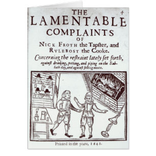 The Lamentable Complaints