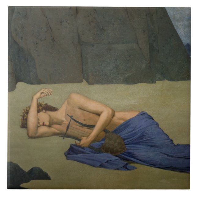 The Lamentation of Orpheus Tile (Front)